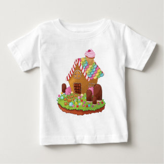 T-shirt Pour Bébé La maison grignotée