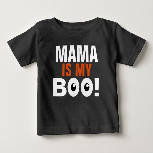 T-shirt Pour Bébé La maman est ma huent (Devant)