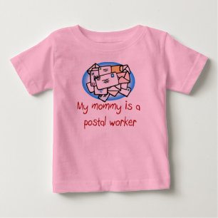 T-shirt Pour Bébé La maman est un T-shirt de bébé de travailleur