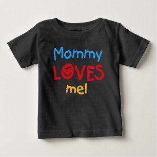 T-shirt Pour Bébé La maman m'aime