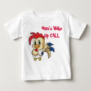 T-shirt Pour Bébé La maman réveillent l'APPEL