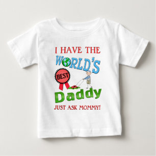 T-shirt Pour Bébé La meilleure fête des pères de papa
