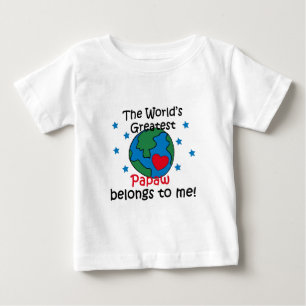 T-shirt Pour Bébé La meilleure papaye appartient à moi