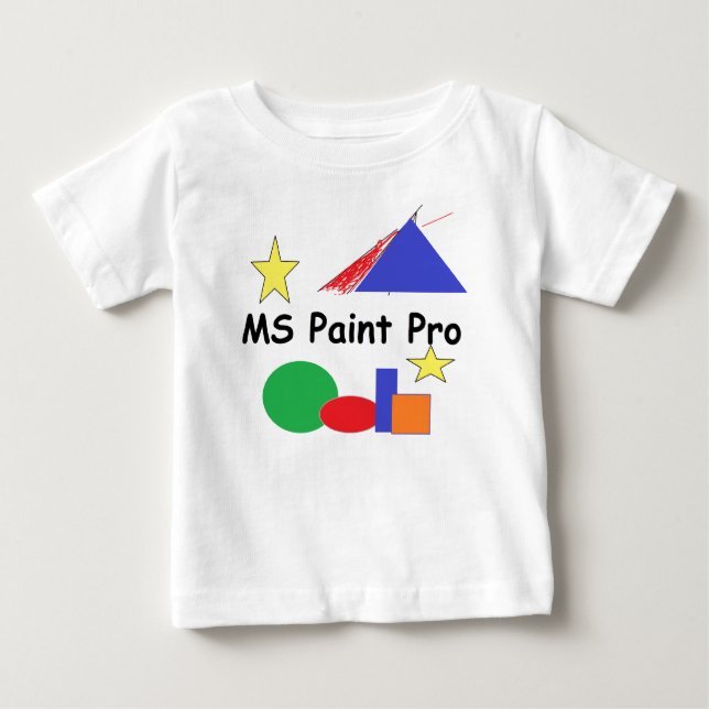 T-shirt Pour Bébé La milliseconde peignent le Pro tee - shirt (Devant)