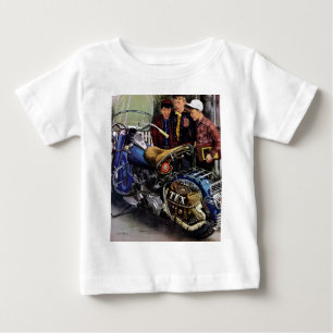 T-shirt Pour Bébé La moto de Tex