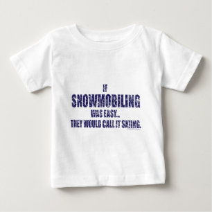 T-shirt Pour Bébé La motoneige-c'est-FACILE[1]