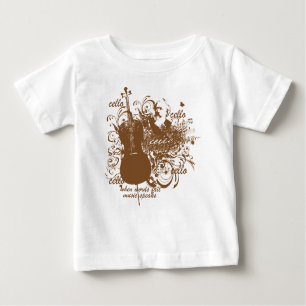 T-shirt Pour Bébé La musique d'échouer de mots parle le musicien de