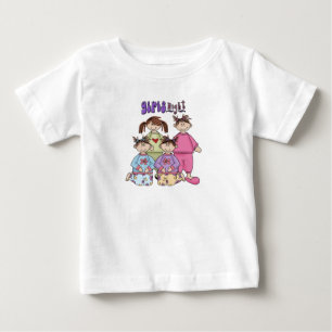 T-shirt Pour Bébé La nuit de la fille
