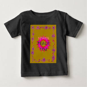 T-shirt Pour Bébé La Paix Inspirante Soyez Avec Vous Design Vector A