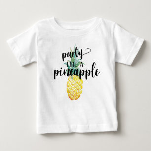 T-shirt Pour Bébé La partie aiment une chemise d'ananas