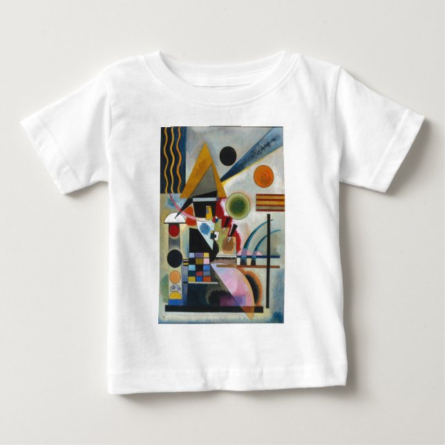 T-shirt Pour Bébé La peinture abstraite swing de Kandinsky (Devant)