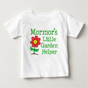 T-shirt Pour Bébé La petite aide de jardin de Mormor
