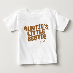 T-shirt Pour Bébé La petite bestie de Tante