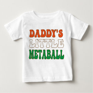 T-shirt Pour Bébé La petite boulette de papa drôle Papa Italien