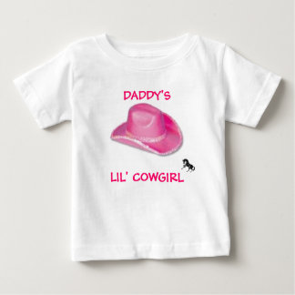 T-SHIRT POUR BÉBÉ LA PETITE COWGIRL DE DADDY