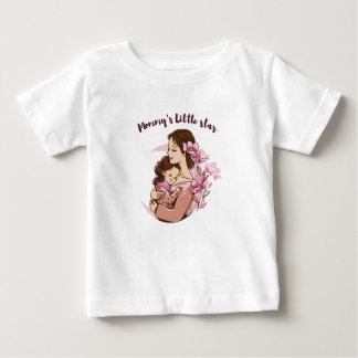 T-shirt Pour Bébé La petite étoile de maman