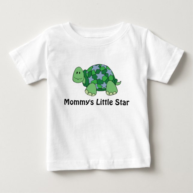 T-shirt Pour Bébé La petite étoile de maman (Devant)