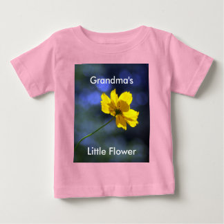 T-shirt Pour Bébé La petite fleur de grand-mère