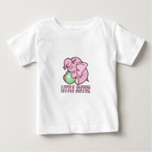 T-shirt Pour Bébé La Petite Soeur d'Éléphant Toy