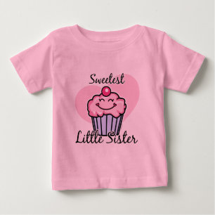 T-shirt Pour Bébé La petite soeur la plus douce