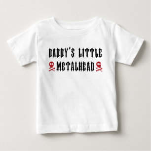 T-shirt Pour Bébé La petite tête de métal de papa