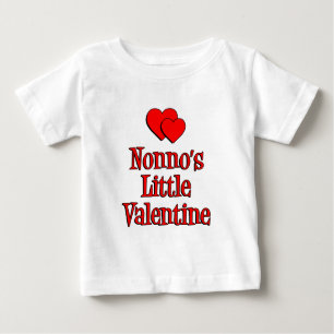 T-shirt Pour Bébé La Petite Valentine de Nonno