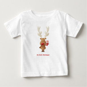 T-shirt Pour Bébé la pièce en t de bébé de renne