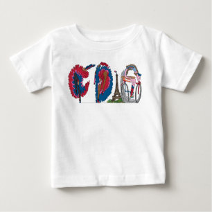 T-shirt Pour Bébé La pièce en t   PARIS, franc (CDG) du bébé