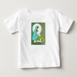 T-shirt Pour Bébé La plus belle Vintage Mid Century Madonna & Child
