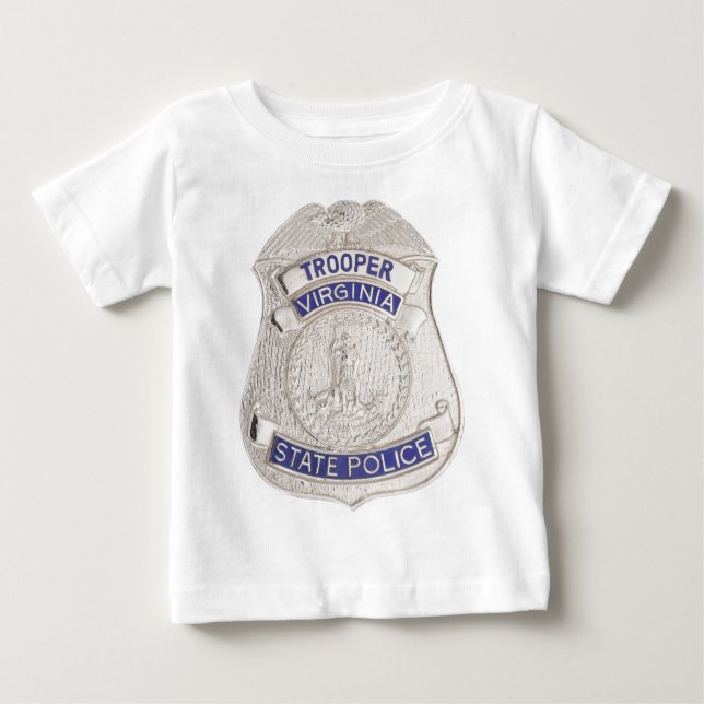 T-shirt Pour Bébé La police de soldat de la cavalerie d'état de la (Devant)