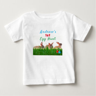 T-shirt Pour Bébé La première chasse aux œufs de Pâques de bébé