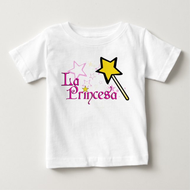 T-shirt Pour Bébé La Princesa ! (Devant)