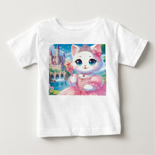 T-shirt Pour Bébé La Princesse Chatounet
