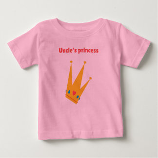 T-shirt Pour Bébé La princesse de l'oncle