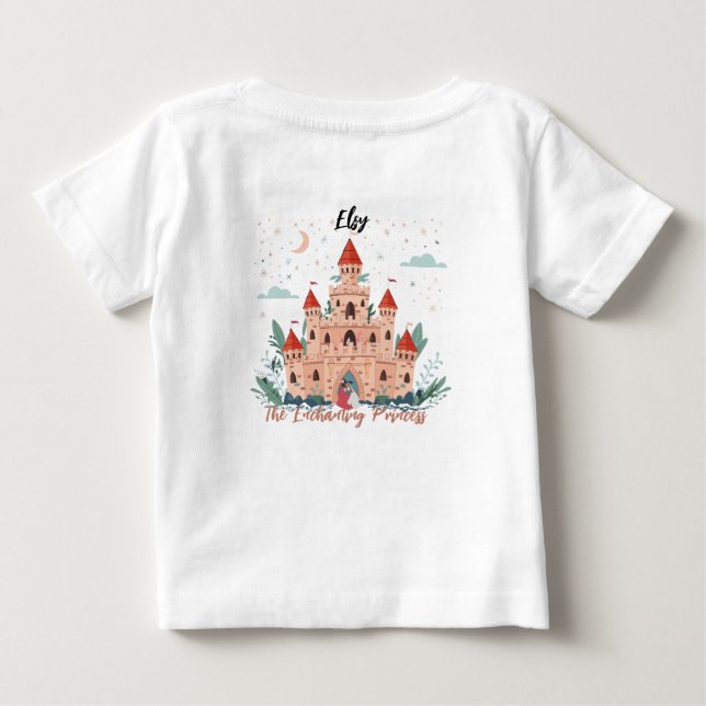 T-shirt Pour Bébé La princesse enchanteresse (Dos)
