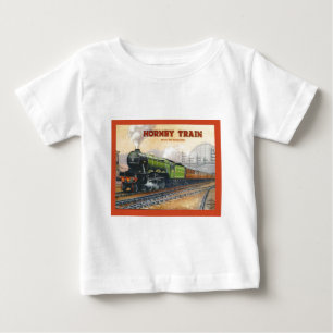 T-shirt Pour Bébé La publicité vintage, ensembles de train de Hornb