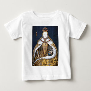 T-shirt Pour Bébé La Reine Elizabeth I : Couronnement
