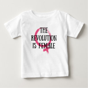 T-shirt Pour Bébé La révolution est féminine