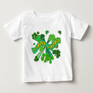 T-shirt Pour Bébé la ROCHE de feinte mon St de vert du MONDE tapote