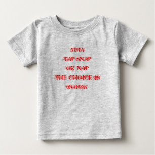 T-SHIRT POUR BÉBÉ LA RUPTURE DE ROBINET DE MIXED MARTIAL ART OU FONT