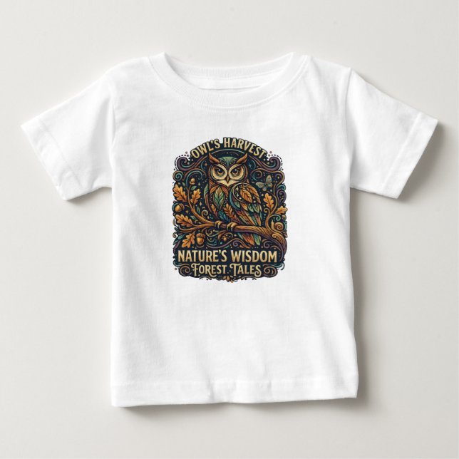 T-shirt Pour Bébé La sagesse de la nature – Une source d'inspiration (Devant)