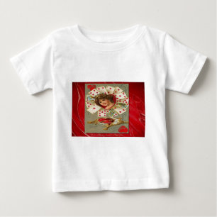 T-shirt Pour Bébé La Saint-Valentin Victorienne La Reine Des Coeurs