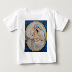 T-shirt Pour Bébé La Sainte Famille : Portrait de l'Amour Divin