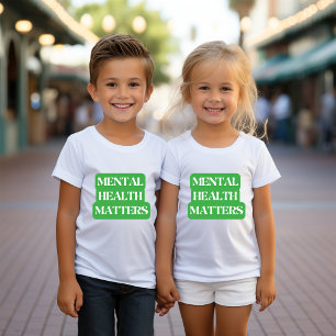 T-shirt Pour Bébé La santé mentale est importante - Sensibilisation