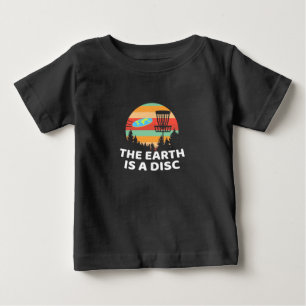 T-shirt Pour Bébé La Terre Est Un Disque Golf