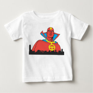 T-shirt Pour Bébé La Tornade rouge derrière le paysage urbain