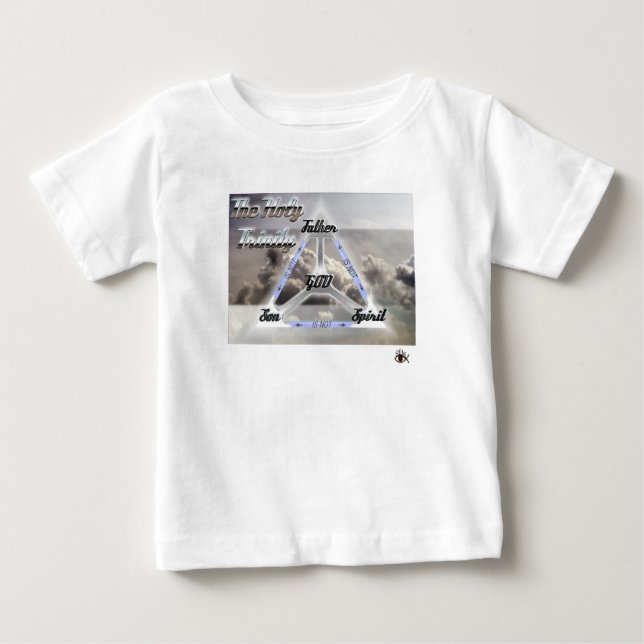 T-shirt Pour Bébé La trinité sainte (Devant)