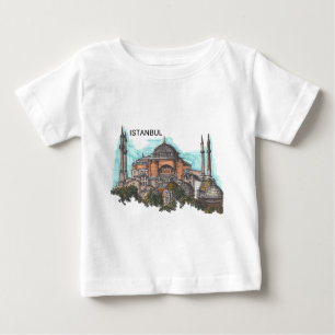 T-shirt Pour Bébé La Turquie Istanbul Hagia Sophia (par St.K)