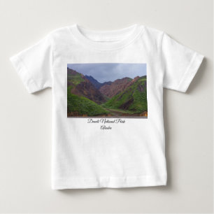 T-shirt Pour Bébé La vallée de la rivière Toklat à Denali