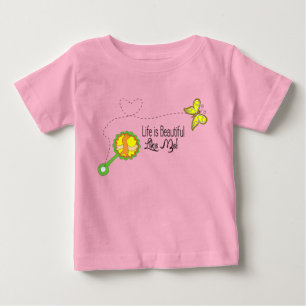 T-shirt Pour Bébé La vie est belle